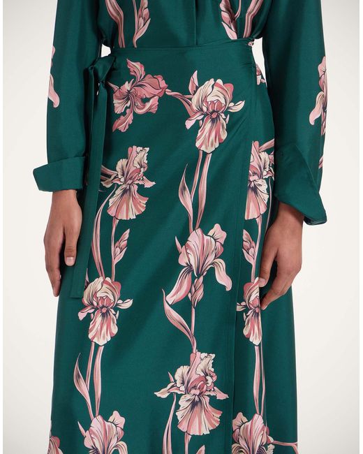 LaDoubleJ Green Sarong Skirt