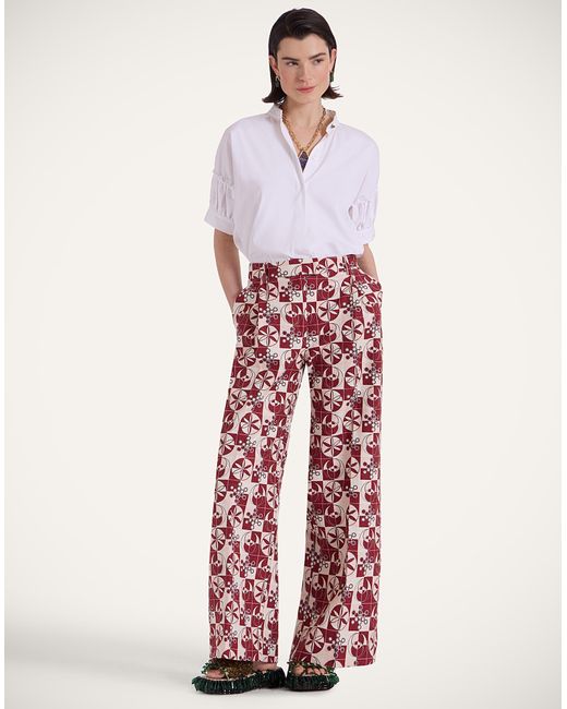 LaDoubleJ Red Loose Pants