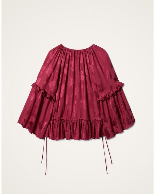 LaDoubleJ Red Boho Blouse