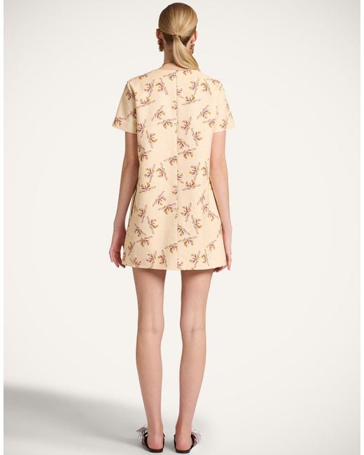 LaDoubleJ Natural Mini Swing Dress
