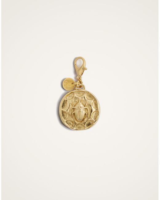 LaDoubleJ Blue Scarab Charm