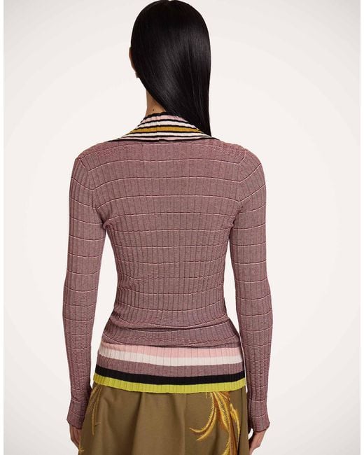 LaDoubleJ Purple Releve Top