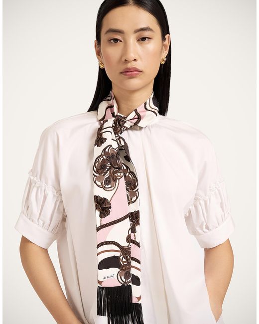 LaDoubleJ Natural Skinny Scarf