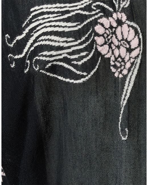 LaDoubleJ Black Winged Knit Top