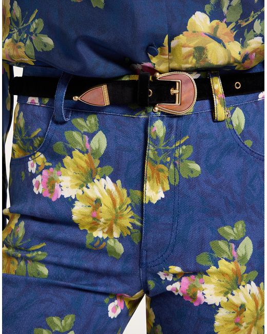LaDoubleJ Blue Cinch Belt