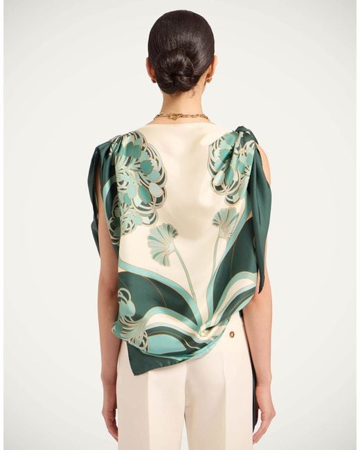 LaDoubleJ Green Full-On Foulard