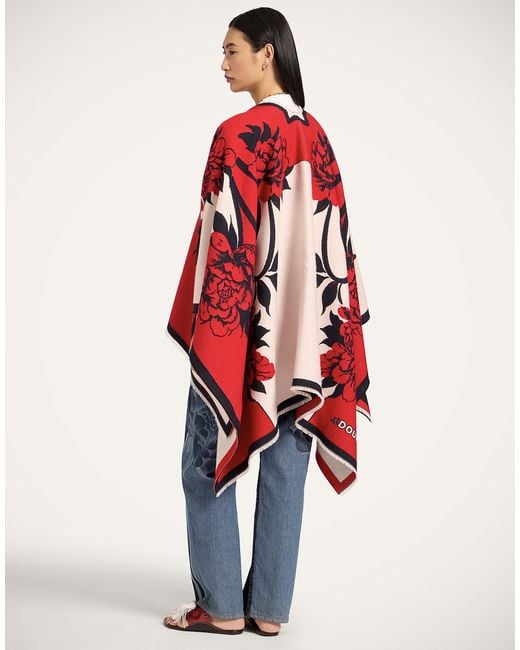 LaDoubleJ Red Soul Poncho