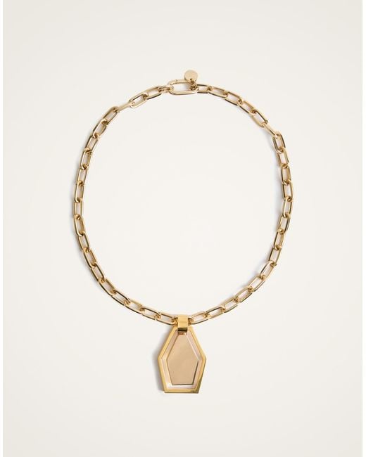 LaDoubleJ Metallic Swinging Portal Necklace
