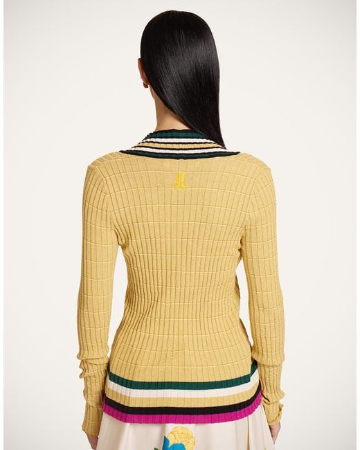 LaDoubleJ Yellow Releve Top