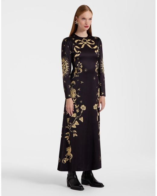 LaDoubleJ Black Clingy Swing Dress