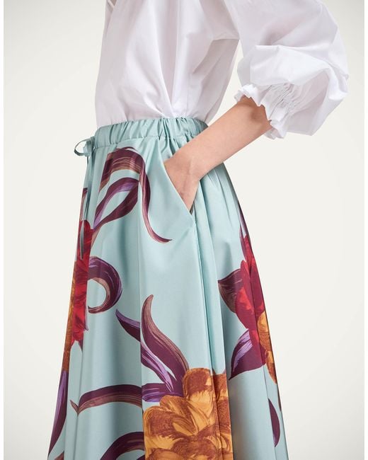 LaDoubleJ White Drawstring Skirt