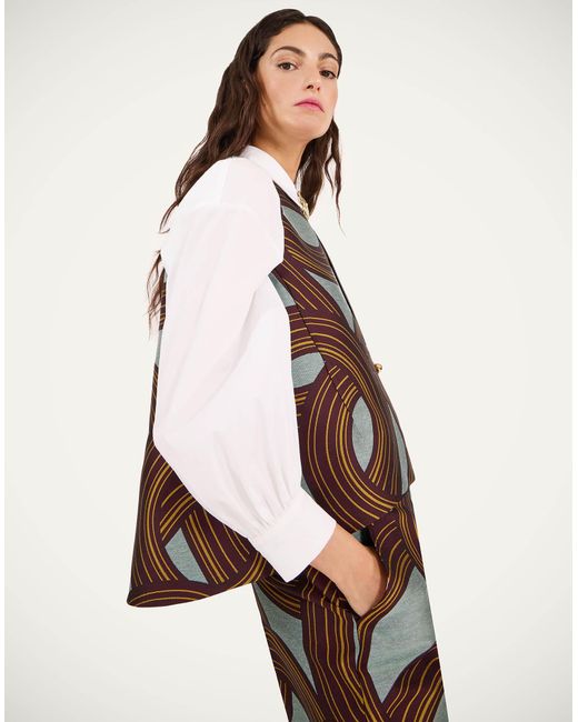 LaDoubleJ Brown La Scala Top