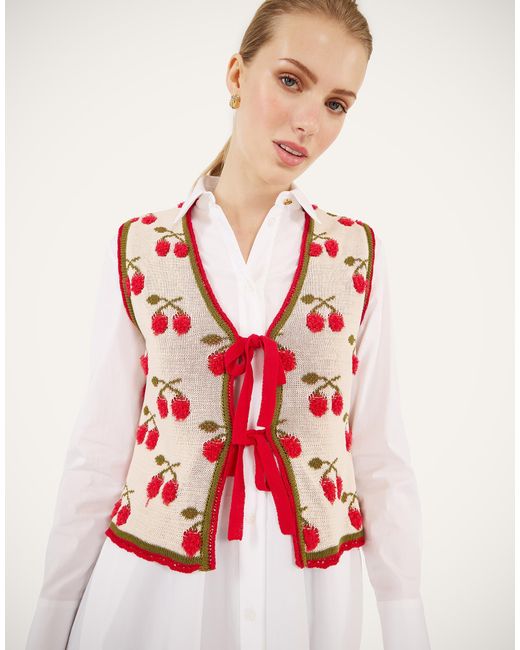 LaDoubleJ Red Cherry Gilet