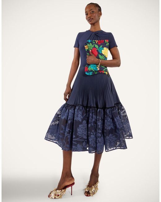 LaDoubleJ Blue Chignon Dress