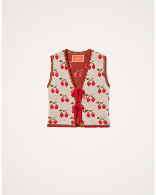LaDoubleJ Red Cherry Gilet
