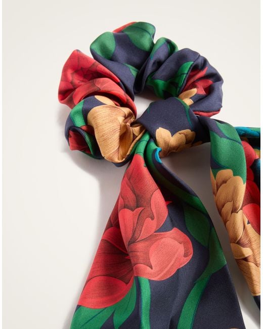 LaDoubleJ Blue Bow Scrunchie