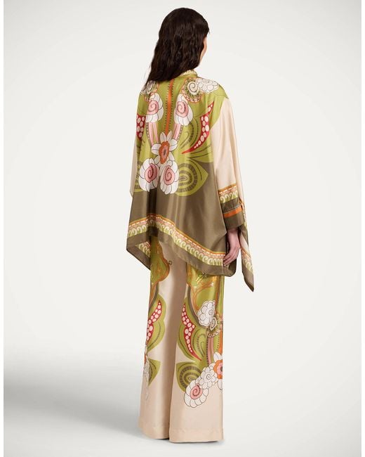 LaDoubleJ Metallic Palazzo Pants