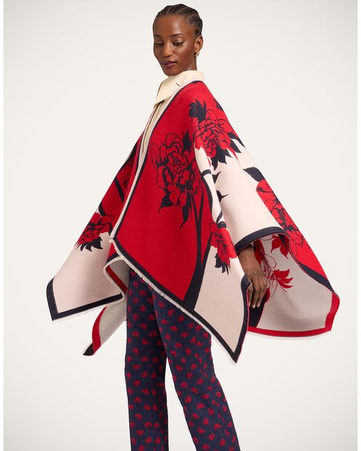 LaDoubleJ Red Soul Poncho