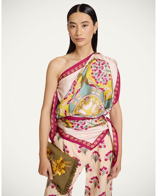 LaDoubleJ Red Full-On Foulard