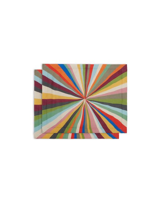 LaDoubleJ Multicolor Harringbone Placemat Set Of 2