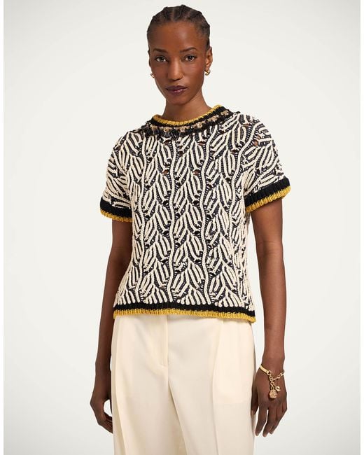 LaDoubleJ Multicolor Picture Top
