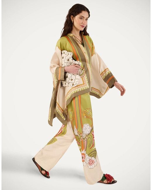 LaDoubleJ Metallic Palazzo Pants