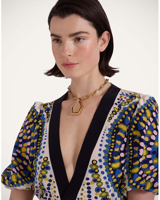 LaDoubleJ Metallic Swinging Portal Necklace