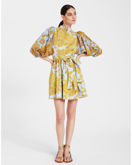LaDoubleJ Yellow Mini Portofino Dress