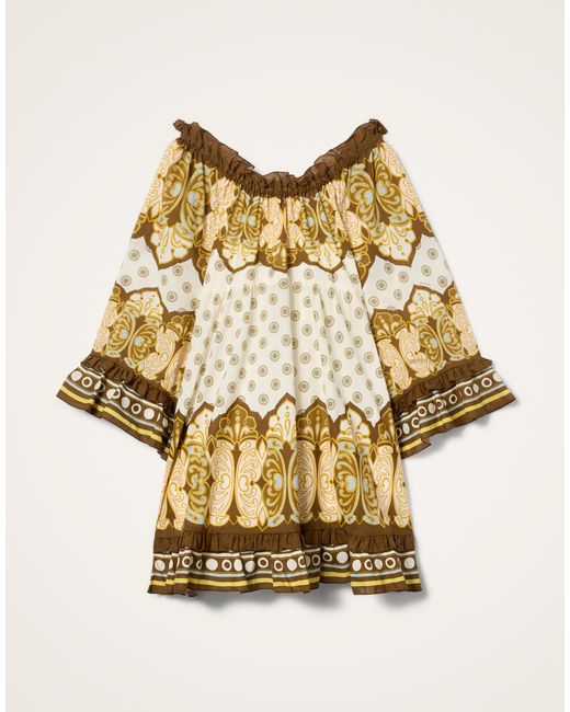 LaDoubleJ Natural Boho Mini Dress