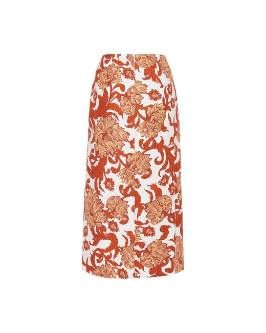 LaDoubleJ Red Pencil Skirt