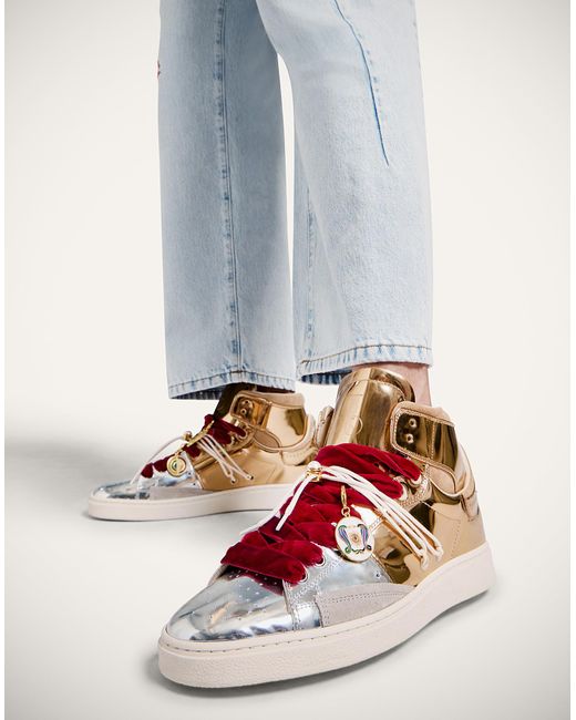 LaDoubleJ White All Time High Top