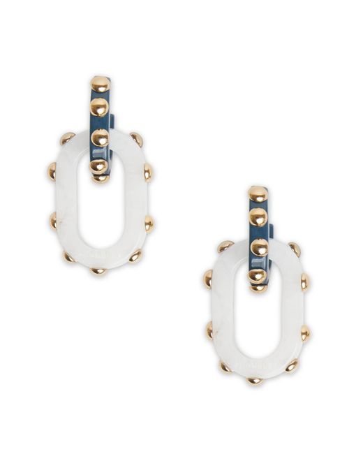 LaDoubleJ Metallic Nefertiti Double Earrings