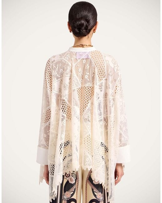 LaDoubleJ Natural Lacey Foulard Shirt