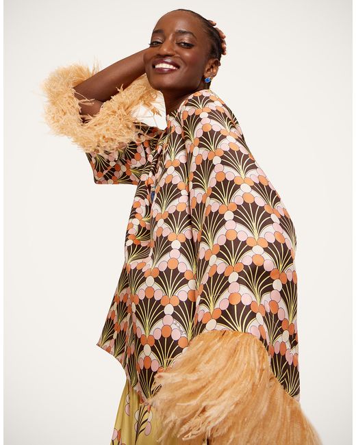 LaDoubleJ Brown Make An Exit Top