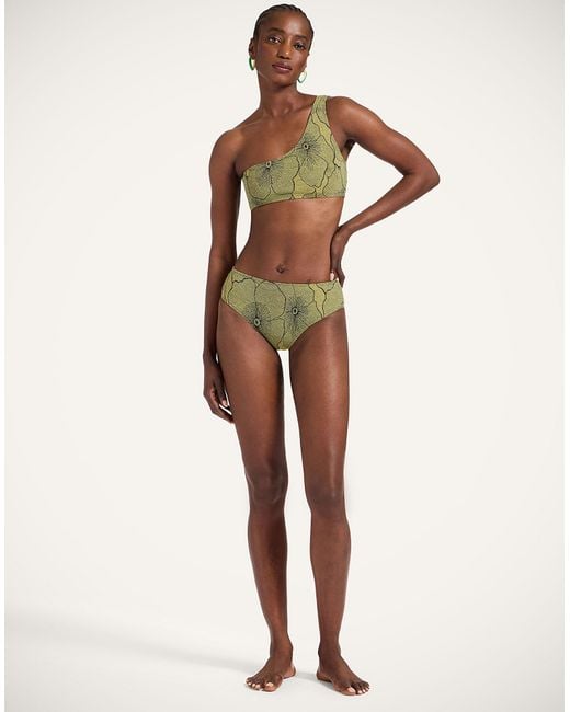 LaDoubleJ Green Goddess Bikini Top