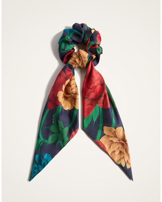 LaDoubleJ Blue Bow Scrunchie