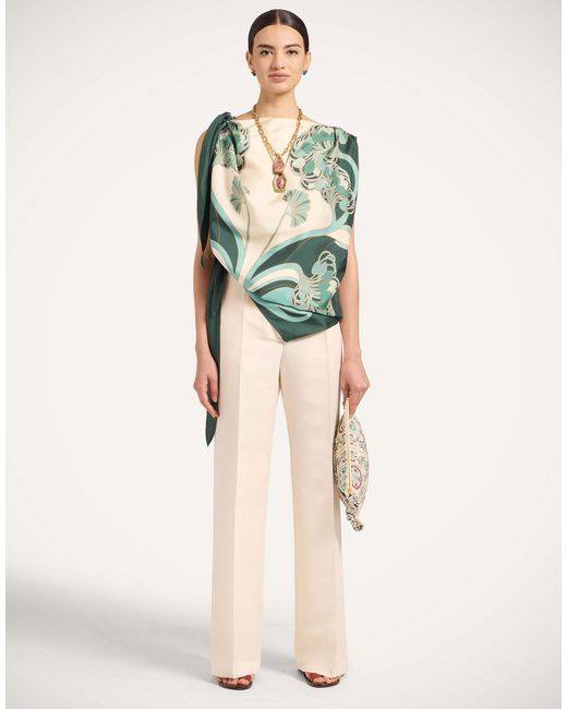 LaDoubleJ Green Full-On Foulard