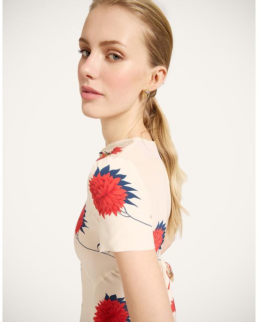 LaDoubleJ Red Chignon Top