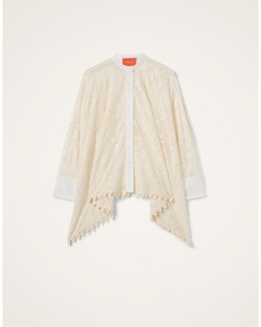 LaDoubleJ Natural Lacey Foulard Shirt