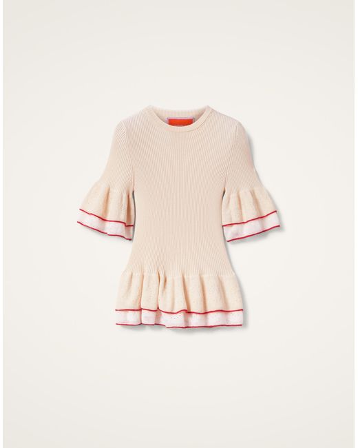 LaDoubleJ Red Peplum Tee