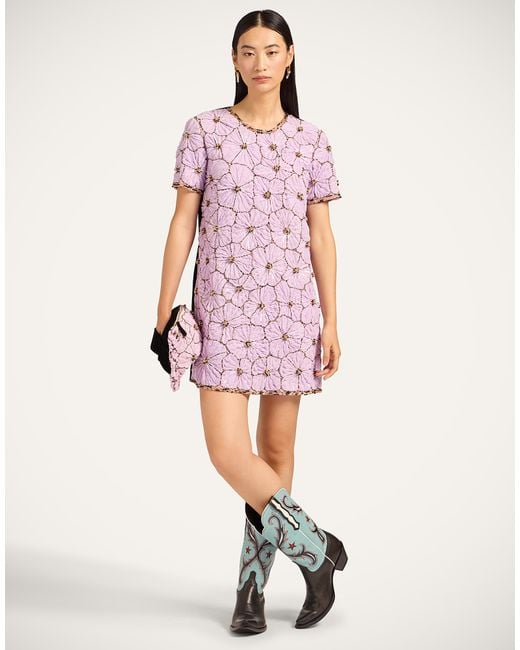 LaDoubleJ Pink Mini Swing Dress