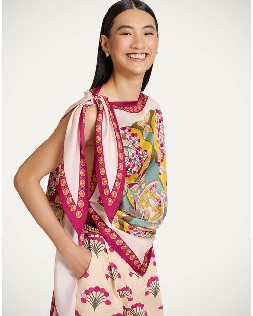 LaDoubleJ Red Full-On Foulard