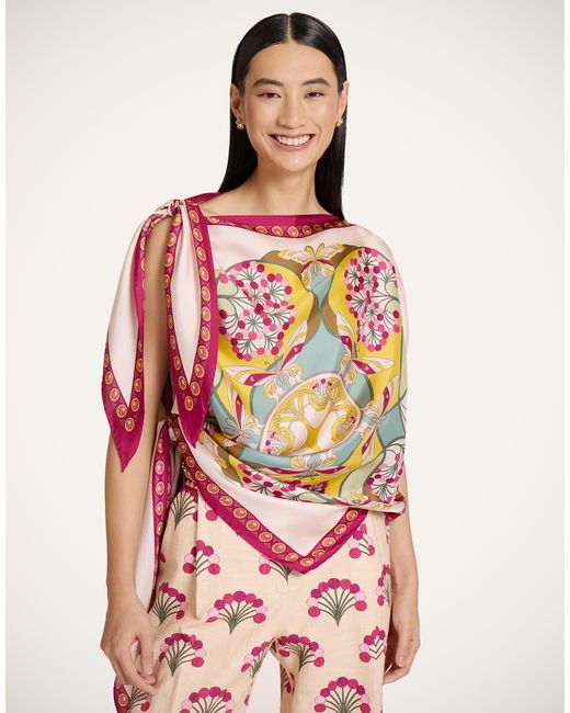 LaDoubleJ Red Full-On Foulard
