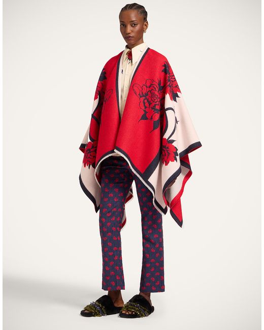LaDoubleJ Red Soul Poncho