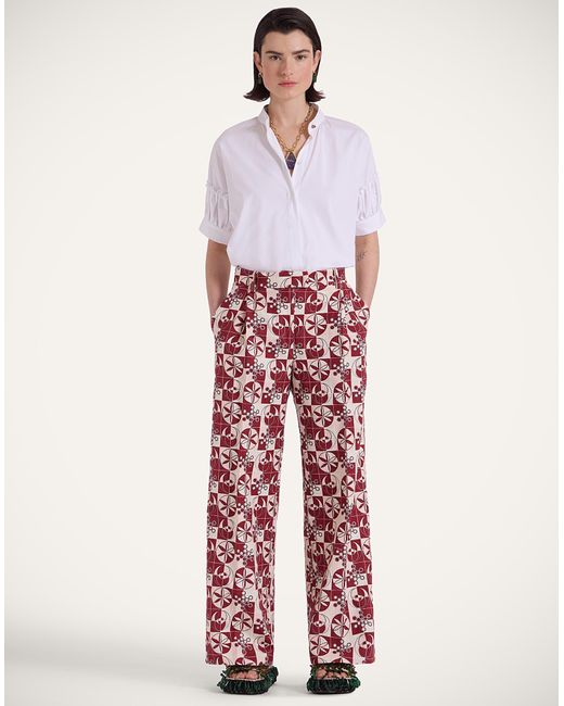LaDoubleJ Red Loose Pants