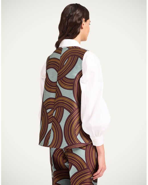 LaDoubleJ Brown La Scala Top