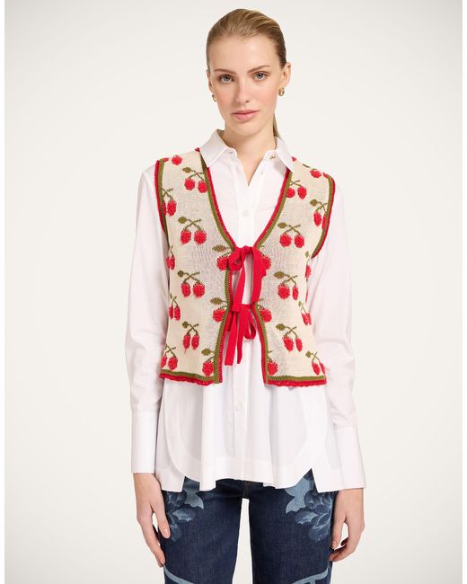 LaDoubleJ Red Cherry Gilet