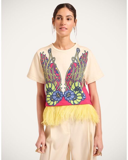 LaDoubleJ Multicolor La Scala Tee