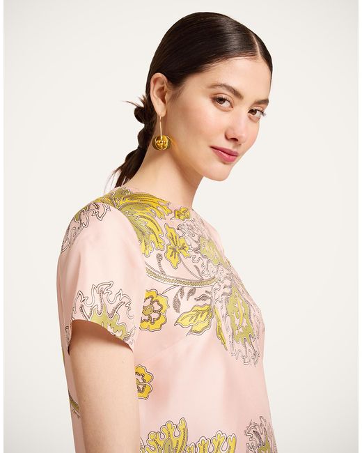 LaDoubleJ Natural Mini Swing Dress