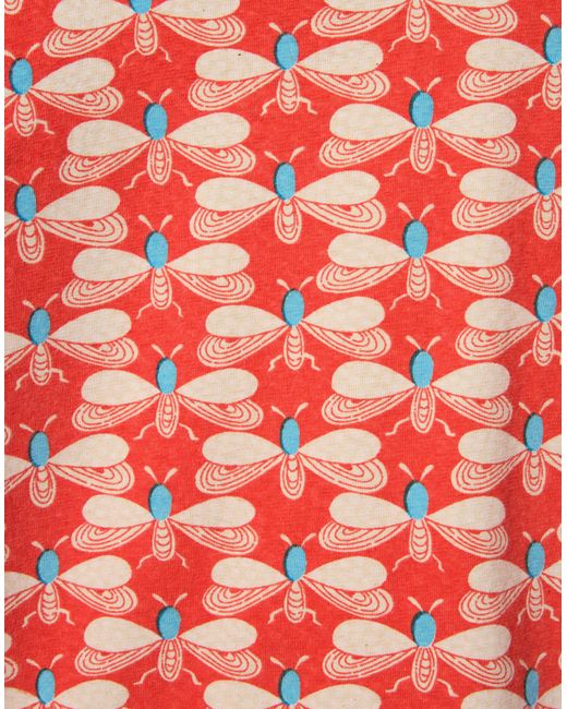 LaDoubleJ Red Itty Bitty Double Binding Ringer T-Shirt